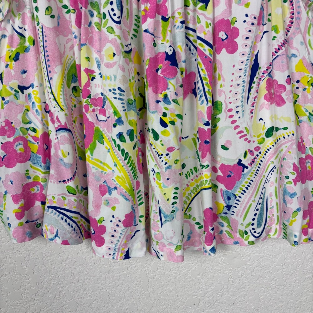 Crown & Ivy Women's Floral Smocked Blouse SZ 2X Vacation Resort - Picture 4 of 9